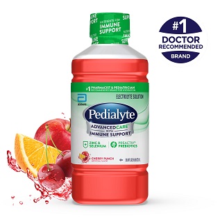 Pedialyte AdvancedCare Cherry Punch electrolyte solution